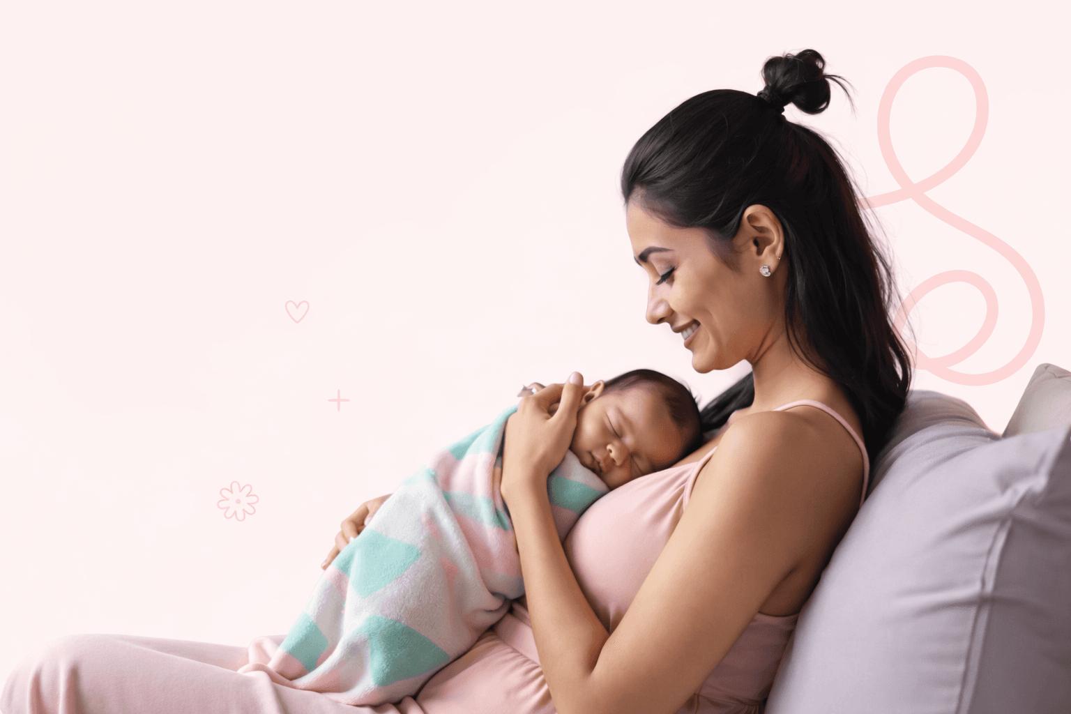 Mother and baby