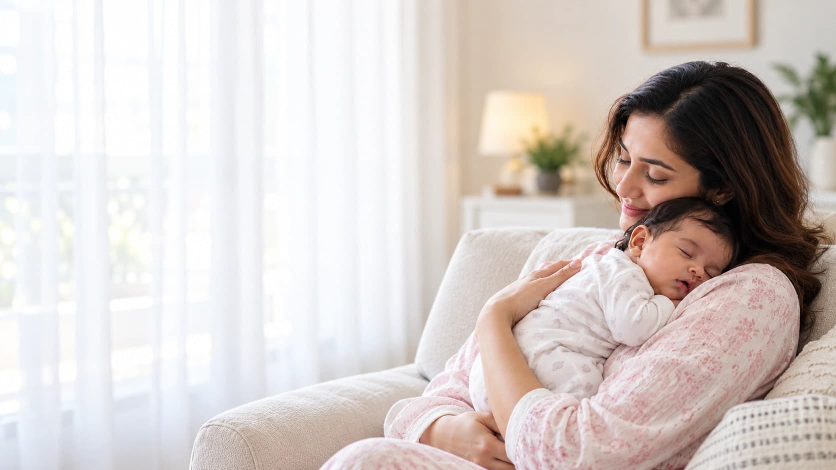 Mother and baby