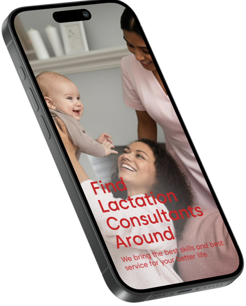 lactation banner red